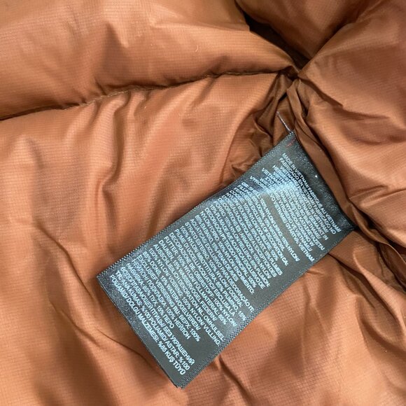 Women's The North Face Short Brown Down Jacket - Picture 8 of 11